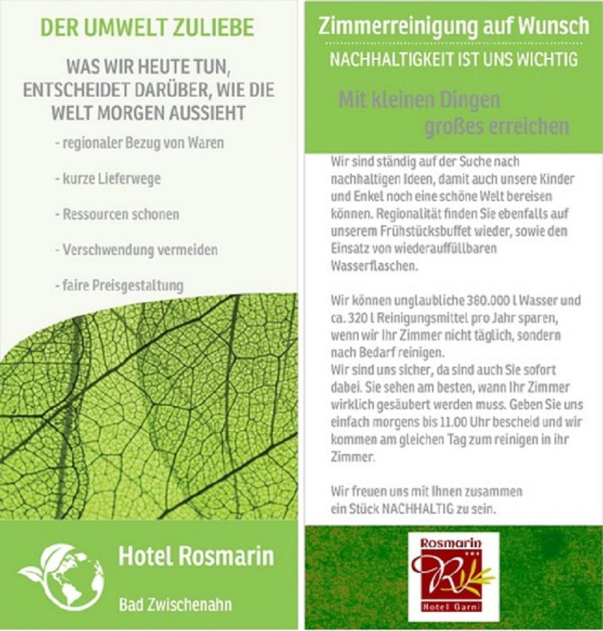 באד צווישנהם Hotel Rosmarin מראה חיצוני תמונה